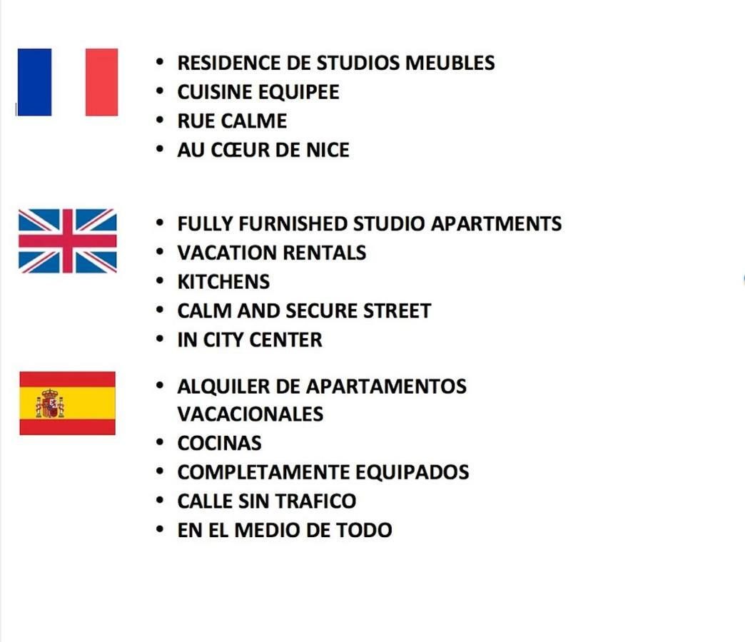 Studios Cenac Riviera Nice Exterior foto